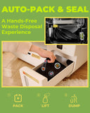 Furbulous True Odor-Free Automatic Self-Cleaning Cat Litter Box, Extra Large for 3–22 lbs Cats, Smart APP Control, Self-Pack & Refill System, 3 Waste Bags Included, Upgraded Model - White