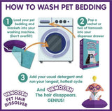 Vamoosh Pet Hair Dissolver | Patented Pet Hair Dissolving Formula | No Harmful Chemicals | Safe for Pets | Removes Odor | Dissolves Dog, Cat & Animal Fur | Easy to Use | 100g (Pack of 3)