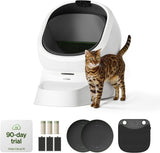 PETLIBRO Self Cleaning Litter Box with Accessories Kit, AI Camera Waste Analysis & 90-Day AI Trial, Automatic Cat Litter Box with Multi-Cat Recognition, Usage Monitoring & Auto Odor Control