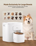 Dokoo Automatic Dog Feeder for Large Breeds, 15L/63 Cups Vacuum-Sealed
