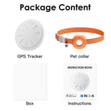 ZFSJTAG Cat Tracker, GPS Tracker for Cats, No Monthly Fee Pet Tracker for Cats Compatible with Apple Find My App (Only iOS), Real-Time Tracking, Smart Alerts, Up to 1-Year Battery, Waterproof