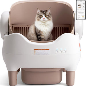 KITPLUS Self Cleaning Litter Box, Automatic Cat Litter Box with APP Co –  Dog Pawshop