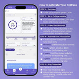 NEW Dog Health Monitor V3.0 by PetPace – AI Smart Collar with 24/7 Vital Signs, Pain & GPS Tracking, Telehealth AskaVet & Share With Your Vet, Smartwatch Sync – Subscription Required (Small)
