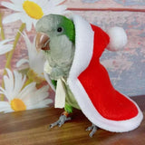 Cute Bird Costume for Christmas Halloween, Parrot Cloak Cosplay Photo Prop, Bird Cape, Bird Clothes for Budgerigar, Parakeet, Conure, Cockatiel, Mynah, Love Birds, Finches (XS)