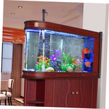 Abaodam Aquarium Gravel Vacuum Siphon Cordless Fish Tank Water Change Tool Height for Tanks Effortless Dirt Removal with Simple Push Button Operation