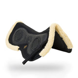 Kavallerie 3D Air-Mesh Fleece Half Pad, Impact Protection & Therapeutic Gel Padding English Saddle for Maximum Support and Stability, Best for Horses Under Saddle, Dressage, Jumping & Training