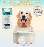 16 Pack Dog Water Fountain Replacement Filters for Petlibro Capsule Dog Fountain PLWF008,Pet libro filters with Replacement Pre-Filter Pump Sponges.