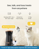 Furbo 360° Cat Camera + Mini [New Subscription Required at Setup] 2-Camera Bundle Nanny Pro Subscription: Cat Safety & Home Security Alerts, Pet Camera with Speaker, Phone App & Night Vision