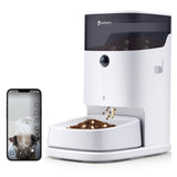 PETGUGU Automatic Cat Feeder with Camera,3.5L Programmable Pet Food Dispenser,1080P HD Night Vision,2-Way Audio & 60s Voice Recorder, Timed Portion Control Auto Feeder for Indoor Cats & Small Dogs