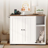 Garvee Large Cat Robot 4 Enclosure Furniture, Cat Litterbox Robot Cabinet