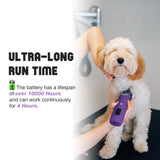 FuzzyFix Professional Dog Clippers for Grooming - 2 Speed Pet Grooming Kit for Thick Curly Matted Coats - Low Noise Heavy Duty Cordless Hair Trimmer with Detachable Metal Blade