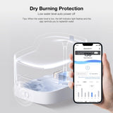 PETGUGU AI Cat Water Fountain with App Monitoring, Ultra-Quiet Automatic Pet Water Dispenser, Wireless Pump, 8-Layer Filtration BPA-Free, WiFi Cat Drinking Fountain for Cats and Dogs (2.4G Only)