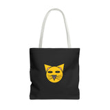 Playful Cat Face Tote Bag - Fun and Unique Design for Animal Lovers