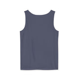 Purple Dog Graphic Tank Top — Cute Pup Illustration
