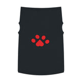Red Pawprint Pet Tank Top