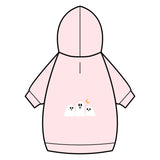 Halloween Ghost Pet Hoodie with Collar Hole — Cute Ghost Trio & Moon