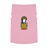Rasta Marley Dog Tank — Reggae Graphic Pet Shirt