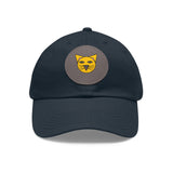 Cap for Cat Lovers with Leather Patch (Round)