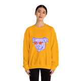 Purple Dog Love Crewneck Sweatshirt