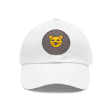 Cap for Cat Lovers with Leather Patch (Round)
