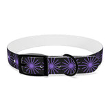 Purple Star Dog Collar — Adjustable Pet Collar with Star Pattern