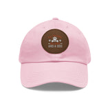 Hat with Leather Patch — "for the love of pets"