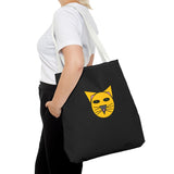 Playful Cat Face Tote Bag - Fun and Unique Design for Animal Lovers