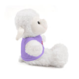 Plush Bear with Paw-Print Tee — Cute Gift for Kids & Pet Lovers