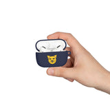 Cat Face AirPods Case — Cute Yellow Cat Keyring Cover for AirPods & AirPods Pro