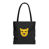 Playful Cat Face Tote Bag - Fun and Unique Design for Animal Lovers