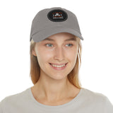 Hat with Leather Patch — "for the love of pets"