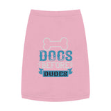 Pet Tank Top dogs before dudes