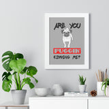 Pug Pet Framed Poster