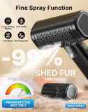 WOWOOF PET 5-in-1 Cat Hair Brush & Gromming Rakes, Cat Steam Comb for Long or Short Haired Indoor Cats, Dog Hair Spritz Comb for Deshedding and Untangling, Pet Brush for Dog Kitten Rabbit Massage