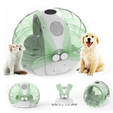 Foldable Smart Pet Dryer Box with 8 Fan 4 Speed, Automatic Cat Dryer Box Time-Setting Temperature Control, Small Dog Drying Box, Cat Hair Blow 360° Ultra Quiet (GREEN)