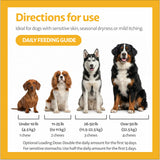 Ayourpets Dog Allergy Chews for Itchy Skin, Hot Spots, Paw Licking & Itchy Ears – Holistic Herbal Omega-3 Anti Itch Support with Turmeric & Shatavari – Fish Flavor – 90 Count