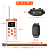 PetJoy 3 Dog Shock Collar with Remote, Dog Bark Collar for Large Dog, Automatic Bark Collar 3 Packs, Bark & Shock Collar 2 in 1 - Auto Mode with 5 Sensitivity Levels