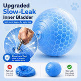 ROSUIH Herding Ball for Dogs, 18 Inch Upgraded Dog Push & Chase Ball with Thickened Bite & Tear Resistant Cover, Burst-Resistant Inner Ball, Outdoor Exercise Toy for Active Dogs, Multi-Color, Medium
