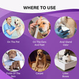 Pet Odor Eliminator Spray (8oz/236ml) – Cedar Scent Pet Odor Remover for Dog & Cat Urine, Carpet, Bedding & Strong Pet Smells, Natural Neutralizer for Home & Pet Areas
