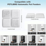 OUPUSES 16 Pack Pet Food Desiccant Bag Compatible with Petlibro Automatic Cat Dog Feeders, Pet libro Desiccant Bag Replacement for Pet Feeder, Keep Food Dry and Fresh