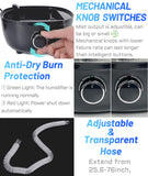 Top fill Reptile Fogger Terrariums Humidifier Fog Machine Mister with 4L Visible Large Tank & Extension Hoses, Suitable for Terrariums & Enclosures, Ideal for Reptiles/Amphibians/Herps/Vivarium/Moss