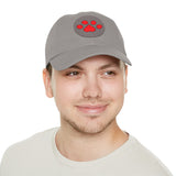 Hat with Paw Print Leather Patch - Pet Lovers