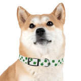 Lucky Clover Dog Collar — St. Patrick’s Day Green Shamrock Pet Collar