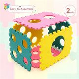 MOYMO 41 Pcs Interactive Cat Toys for Indoor Cats, Kitten Toys with Soft Pillow, Catnip Toys, Chew Rope, Feather Wand, Springs and Balls for Indoor Kittens