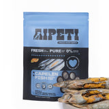 AIPETI Wild-Caught Freeze Dried Capelin for Cats & Dogs (2.47oz/70g) - Loaded with Crunchy Roe, 100% Whole Fish, Rich in Omega-3 for Skin & Coat, High-Value Grain-Free Training Treats