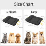 Marchul Dog Bed, Pet Bed Mat with Removable Faux Leather & Plush Covers
