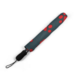 For the Love of Pets Paws Foldable Umbrella — Semi-Automatic, Compact Pet Lover Gift