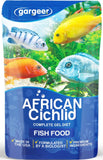 Gargeer 3oz African Cichlid Fish Food for Advanced Breeders. Complete African Cichlid Gel Diet for Both Juveniles & Adults. Made in The USA Using Premium Ingredients, Wild Nutrition Gourmet Formula