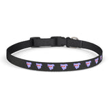 Purple Dog with Shades Clip-on Pet Collar