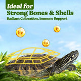 Qiliwiki Turtle Food, 5 in 1 Meat Turtle Treats - Natural Freeze-Dried Chicken & Duck & Cod & Chicken Liver & Grasshopper - Human-Grade Real Meat - High Protein, 3oz